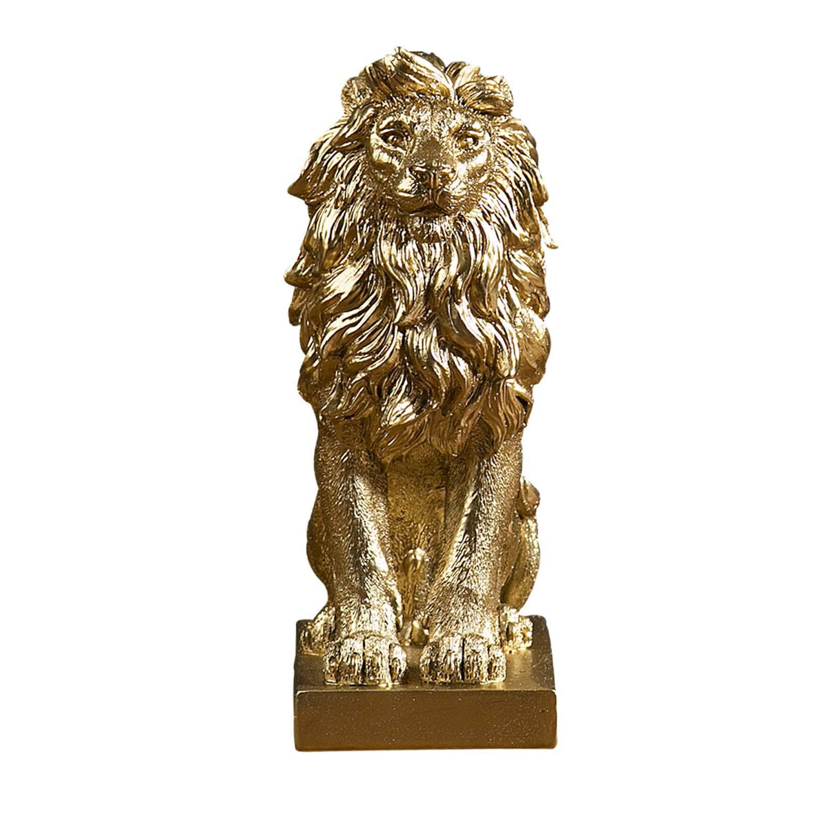Maxbell Maxbell Lion Figurine King of Forest Statue Collection for Home Office Table Cabinet Style A