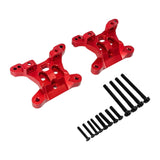 Maxbell 1:16 Remote Control Car Rustproof Front Rear Shockmount for RC Vehicle Parts Red