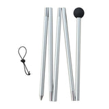 Maxbell 2xTent Rods Canopy Poles Awning Support Pole Outdoor Gardening Shelter Tent Poles