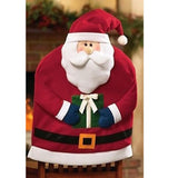 Maxbell Mr Santa Claus Father Christmas Kitchen Dining Table Chair Back Cover Decor