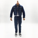 1/6 Scale Male Body Jeans Pants Shirts Jacket Coat for 12inch Action Figure