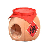 Cave Pet Bed Dogs Tent Small Medium Puppy Nest Kitten Hut Cats Warm House Yellow M - Aladdin Shoppers