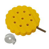 Maxbell Bird Perch Stand Toy Decorative Cage Accessories for Conure Cockatoo Budgies Round