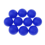 Maxbell 10 Pieces PU Foam Sponge Golf Training Soft Balls Golf Practice Balls Blue - Aladdin Shoppers