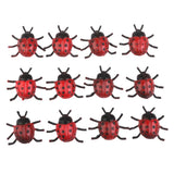 Maxbell 14pcs Plastic Artificial Beetle  Insect Model Toy