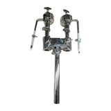 Maxbell Double Drum Holder Lock Mechanism Mount Stand for Gig DIY Parts Studio