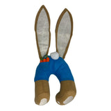 Maxbell 2Pcs Easter Decor Wreath Kit Bunny with Ears DIY Garland blue