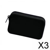 Maxbell 3xSilicone Insert Purse for Beach Tote Bag Card Holder Waterproof Card Case Black