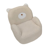 Maxbell 2in1 Kids Cartoon Sofa Bed, Soft Plush, Solid Wood, Safe & Space-Saving Milk Tea Bear Basic