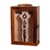 Maxbell Double Wine Bottle Carrier Wine Presentation Case for DIY Craft Holiday Gift