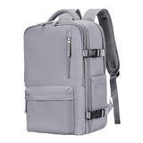 Maxbell Women Double Shoulder Bag Lightweight Travel Bag for Rucksack Overnight Bag light grey