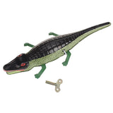 Maxbell Wind Up Tin Toy Jump Frog & Crocodile clockwork toy vintage retro Clockwork gift