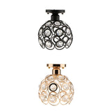 Maxbell 2 pcs Elegant Iron Crystal Ceiling Light Cover Chandelier Pendant Lampshade
