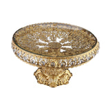 Maxbell 5xGlass Fruit Plate Decorative Fruit Tray Dessert Tray for Bread Pastry Snacks
