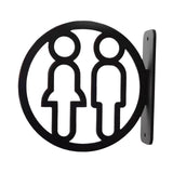 Maxbell Toilet Sign Removable Men Women Plaque for Office Building Mall Public Place Male and Female