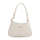 Maxbell Women Underarm Handbag Portable Elegant Purse Tote for Street Shopping Party White