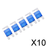 Maxbell 10x5 Pieces Mini ANL Bolt Fork Fuse Kit Car Audio Circuit Breaker 60A