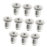 Maxbell 10pcs 925 Sterling Silver Earring Back Stopper Earnuts Jewelry Findings 4mm - Aladdin Shoppers