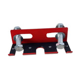 Maxbell Triple Barbell Holder for Squat Rack Metal Home Gym Accessory Gym Bar Hanger Red