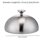 Maxbell Burger Cover Heavy Duty Grilling Dome Cover for Cooking Outdoor BBQ Steaming 30cm