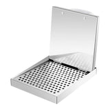 Maxbell Barbecue Plate Snack Container Oil Press Tray for Seafood Veggies Restaurant 22x26x3cm