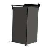Maxbell Vehicle Side Shower Tent Automotive RV Tailgate Van Restroom Privacy Shelter Black