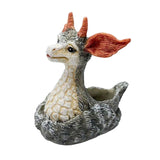 Maxbell Deer Planter Art Crafts Elk Plant Flowerpot for Living Room Entryway Outdoor 10cmx8.5cmx11.5cm