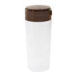 Maxbell Condiment Shaker Reusable Powder Sugar Shaker for Party Pepper Powder Picnic brown