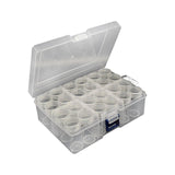 Bead Organizer Empty Bead Storage Container for Rings Rhinestone Small Items 24 Round Bottles