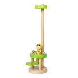 Maxbell Early Education Jumping Toy Elastic Board Beating Tapping Wood Animal Green