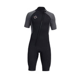 Maxbell Maxbell 3mm Neoprene Men Wetsuit Diving Suit Swimsuit for Swimming Water Sports Gray L