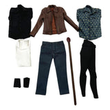 Maxbell 9 Pieces 1/6 Scale Male Clothes Suit Jacket Pants for 12" Male Action Figure