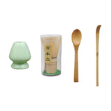 Maxbell Japanese Matcha Set Japanese Tea Utensils Traditional Gifts Matcha Whisk Set green