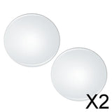 Maxbell 2x2 Pieces Car Blind Spot Mirror 360 Wide Angle Adjustable Rear Side View  A