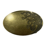 Maxbell Western Belt Buckle Accessory Retro Style for Wedding Valentine Day Birthday Bronze