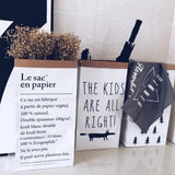 Maxbell Heavy Kraft Paper Storage Bag Laundry Clothes Toy Bag 1# - Aladdin Shoppers