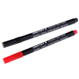 Maxbell 2pcs Washable Fabric Paint Pen Marker Textile Clothes Shoes DIY Craft