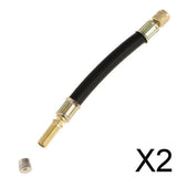 Maxbell 2xTrucks RV Dual Flexible Tire Wheel Valve Extension Adaptor 140mm