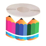 Maxbell 18M Pencil Border Roll Bulletin Board Trim for Office, Window Paper Die Cut Style B