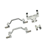 Maxbell 4x 1/16 Servo Mount Steering Gear Holder for C64 Car Model Lovers RC Vehicle silver