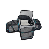 Maxbell Cat Carrier Bag Shoulder Bag Puppy Carrier for Traveling Camping Outdoor Use Gray Blue