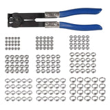 Maxbell 180x Single Ear Hose Clamp Assortment Adjustable Cinch Clamps for Cable Home