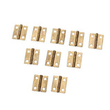 Maxbell 10pcs 19mmx15mm Butterfly Butt Hinge +12pcs 10mmx8mm Doll House Cabinet Hinge