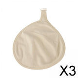 Maxbell 3xSilicone Breast Protective Pocket Fake Breast Protective Case for Mastectomy M