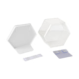 Maxbell Doll Display Case Action Figure Display Case for Perfume Toys Model Vehicles White