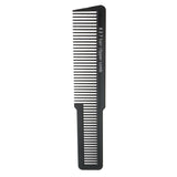 Maxbell 2pcs Pro Flat Top Comb Salon Barber Hair Clipper Cutting Comb Shampoo Detangler White & Black - Aladdin Shoppers