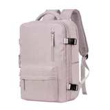 Maxbell Women Double Shoulder Bag Lightweight Travel Bag for Rucksack Overnight Bag pink purple