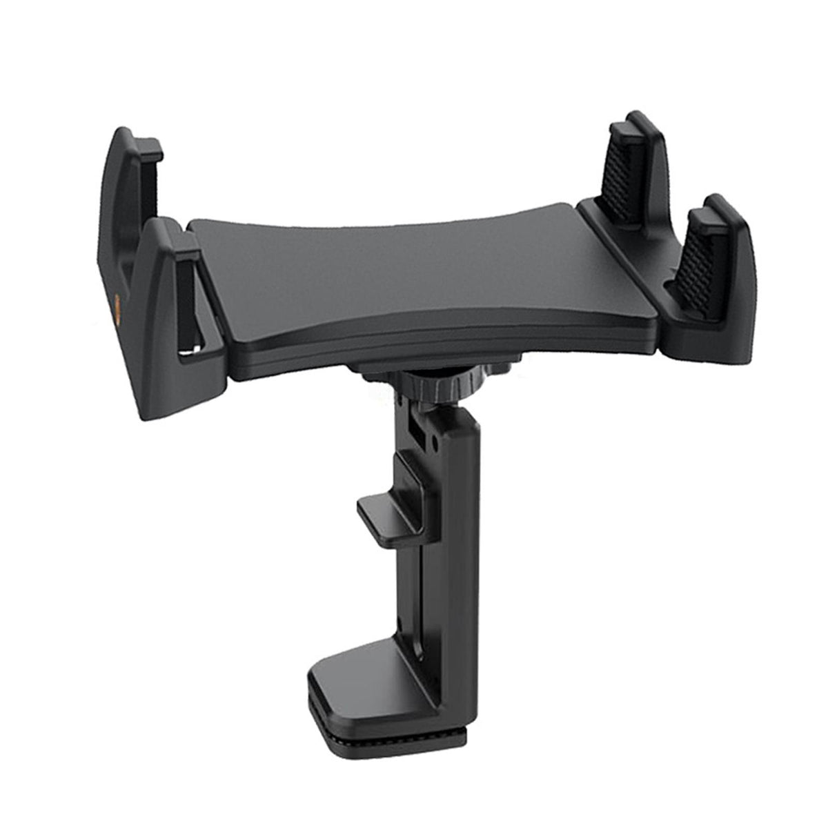 Maxbell 360 Rotation Tablet Clamp Mount Stand Cellphone Clamp for Airplane Traveling