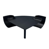 Maxbell Aquarium Underground Tunnel Corner for Corydora Catfish Shrimp Breeding Cave Black