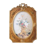 Maxbell Gold Resin Photo Frame Unique Classic Warm for Wedding Anniversaries Friends